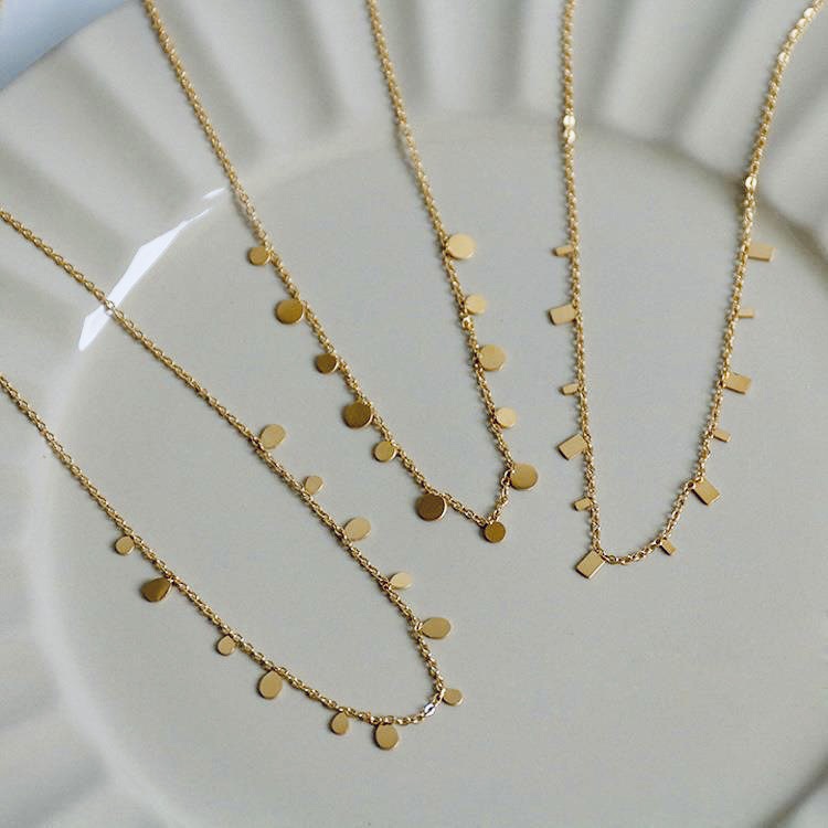 Europe and America Versatile Titanium Steel Necklace Women's Light Luxury Design Collar Chain